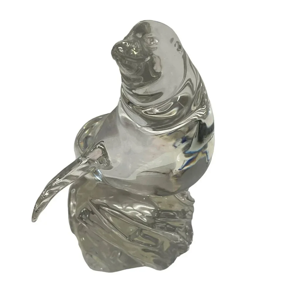Vintage Collectible Decoration‎ Crystal Dolphin Figurine Clear 2000 5